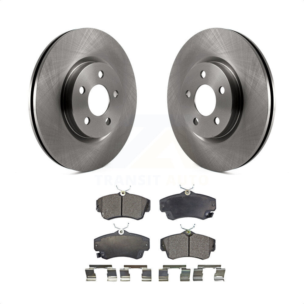 Front Disc Brake Rotors And Semi-Metallic Pads Kit For Chrysler PT Cruiser K8F-100202 by Transit Auto