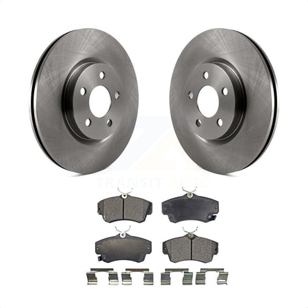 Front Disc Brake Rotors And Semi-Metallic Pads Kit For Chrysler PT Cruiser K8F-100202 by Transit Auto