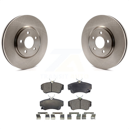 Front Disc Brake Rotors And Semi-Metallic Pads Kit For Chrysler PT Cruiser Dodge Neon K8F-100211 by Transit Auto