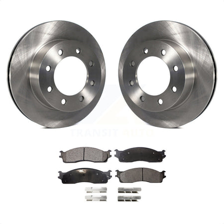 Front Disc Brake Rotors And Semi-Metallic Pads Kit For Dodge Ram 2500 1500 3500 K8F-100212 by Transit Auto