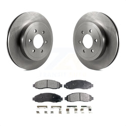 Front Disc Brake Rotors And Semi-Metallic Pads Kit For 2003-2004 Dodge Dakota K8F-100213