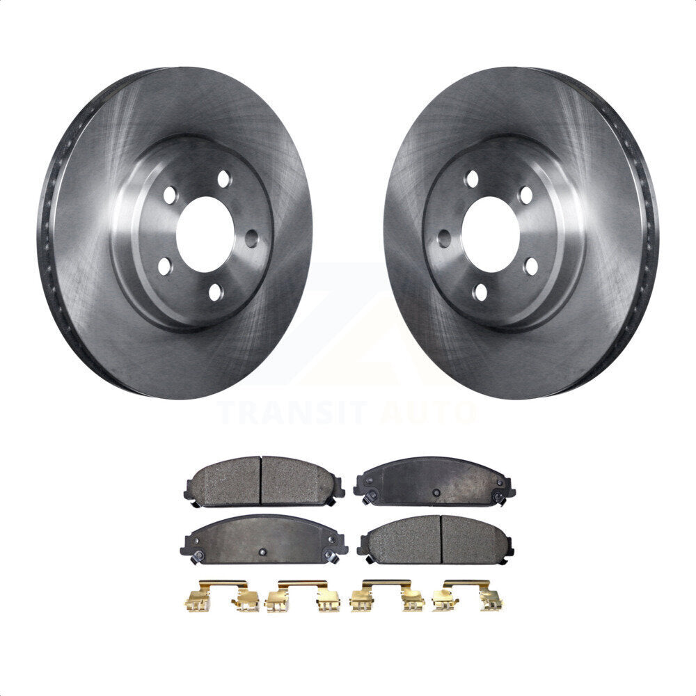 Front Disc Brake Rotors And Semi-Metallic Pads Kit For Dodge Charger Chrysler 300 Challenger K8F-100216 by Transit Auto