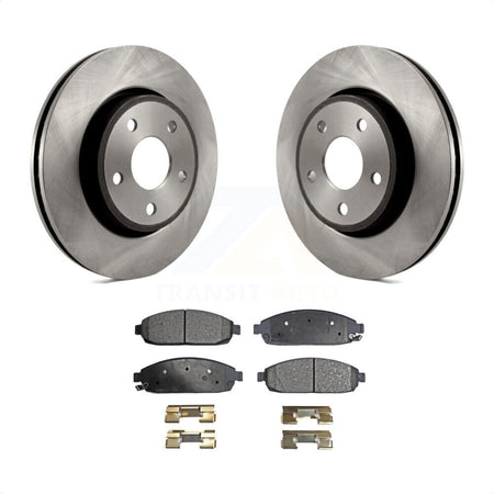 Front Disc Brake Rotors And Semi-Metallic Pads Kit For Jeep Grand Cherokee Commander K8F-100219 by Transit Auto