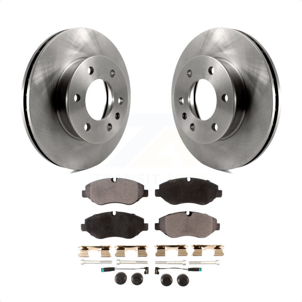 Front Disc Brake Rotors And Semi-Metallic Pads Kit For Sprinter 2500 Mercedes-Benz Freightliner Dodge K8F-100227 by Transit Auto