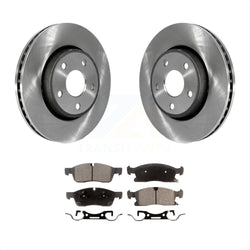 Front Disc Brake Rotors And Semi-Metallic Pads Kit For Jeep Grand Cherokee Dodge Durango K8F-100235