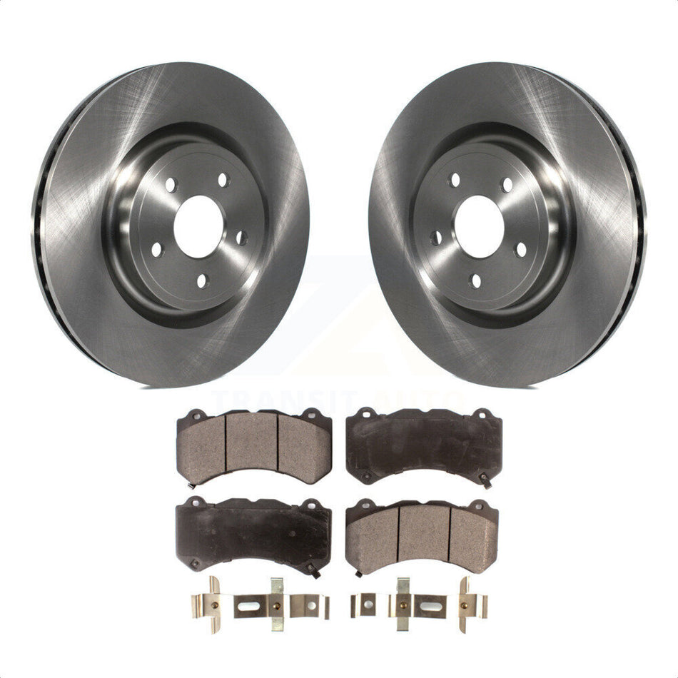 Front Disc Brake Rotors And Semi-Metallic Pads Kit For Jeep Grand Cherokee Dodge Durango K8F-100238 by Transit Auto