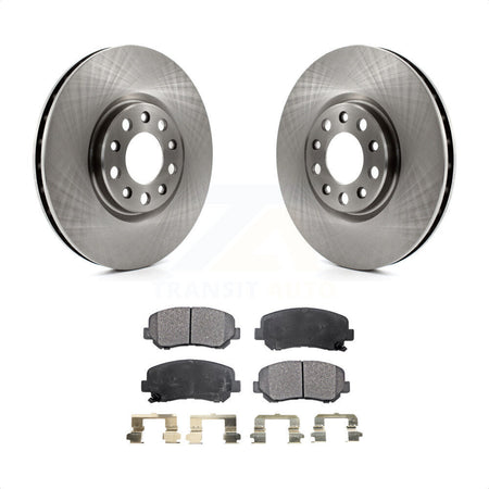 Front Disc Brake Rotors And Semi-Metallic Pads Kit For Dodge Dart Chrysler 200 K8F-100240 by Transit Auto