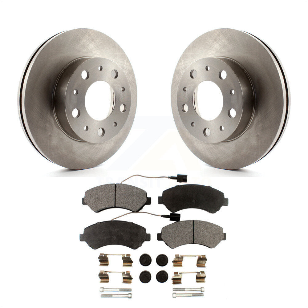 Front Disc Brake Rotors And Semi-Metallic Pads Kit For Ram ProMaster 1500 2500 3500 K8F-100241 by Transit Auto