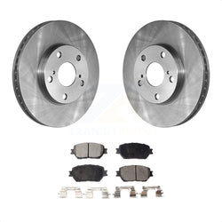 Front Disc Brake Rotors And Semi-Metallic Pads Kit For Toyota Camry K8F-100269