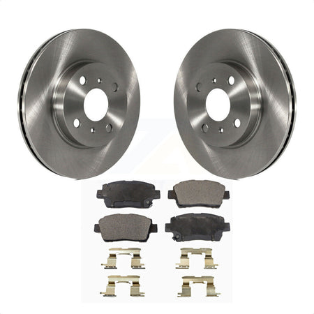 Front Disc Brake Rotors And Semi-Metallic Pads Kit For 2001-2003 Toyota Prius K8F-100276 by Transit Auto