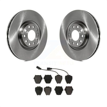 Front Disc Brake Rotors And Semi-Metallic Pads Kit For Audi A4 Quattro S4 A6 S6 K8F-100347 by Transit Auto