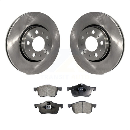 Front Disc Brake Rotors And Semi-Metallic Pads Kit For Volvo S60 V70 XC70 S80 K8F-100350 by Transit Auto