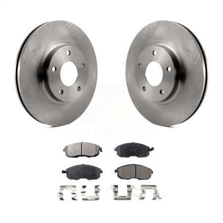 Front Disc Brake Rotors And Semi-Metallic Pads Kit For Nissan Altima Maxima Infiniti I35 INFINITI K8F-100360 by Transit Auto