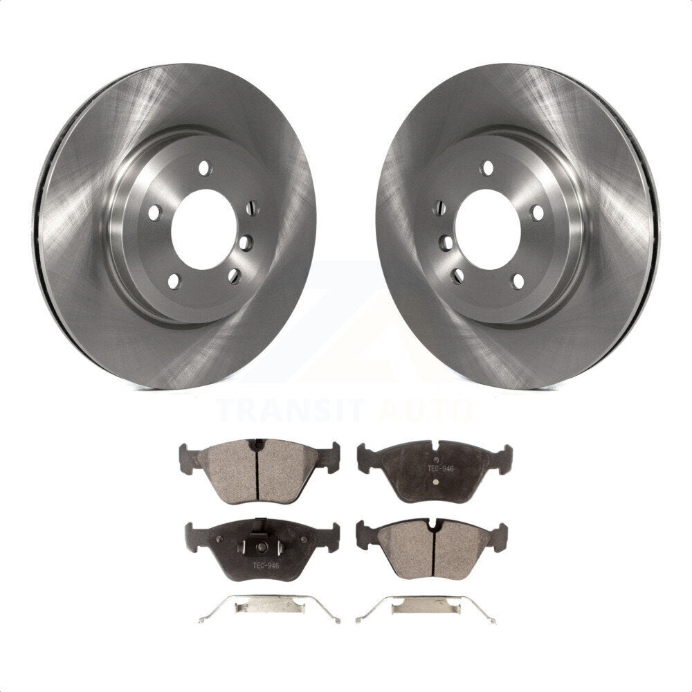 Front Disc Brake Rotors And Semi-Metallic Pads Kit For BMW 330Ci 330i Z4 330xi K8F-100374 by Transit Auto