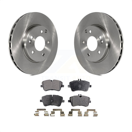 Front Disc Brake Rotors And Semi-Metallic Pads Kit For Mercedes-Benz C230 C240 K8F-100375 by Transit Auto