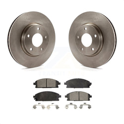Front Disc Brake Rotors And Semi-Metallic Pads Kit For 2004-2009 Nissan Quest K8F-100380