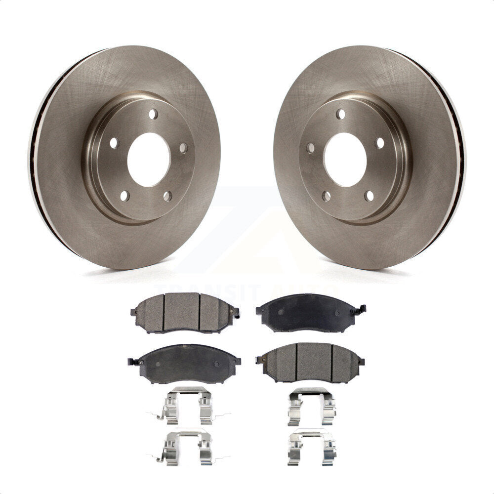 Front Disc Brake Rotors And Semi-Metallic Pads Kit For Infiniti Q45 M45 INFINITI K8F-100381 by Transit Auto