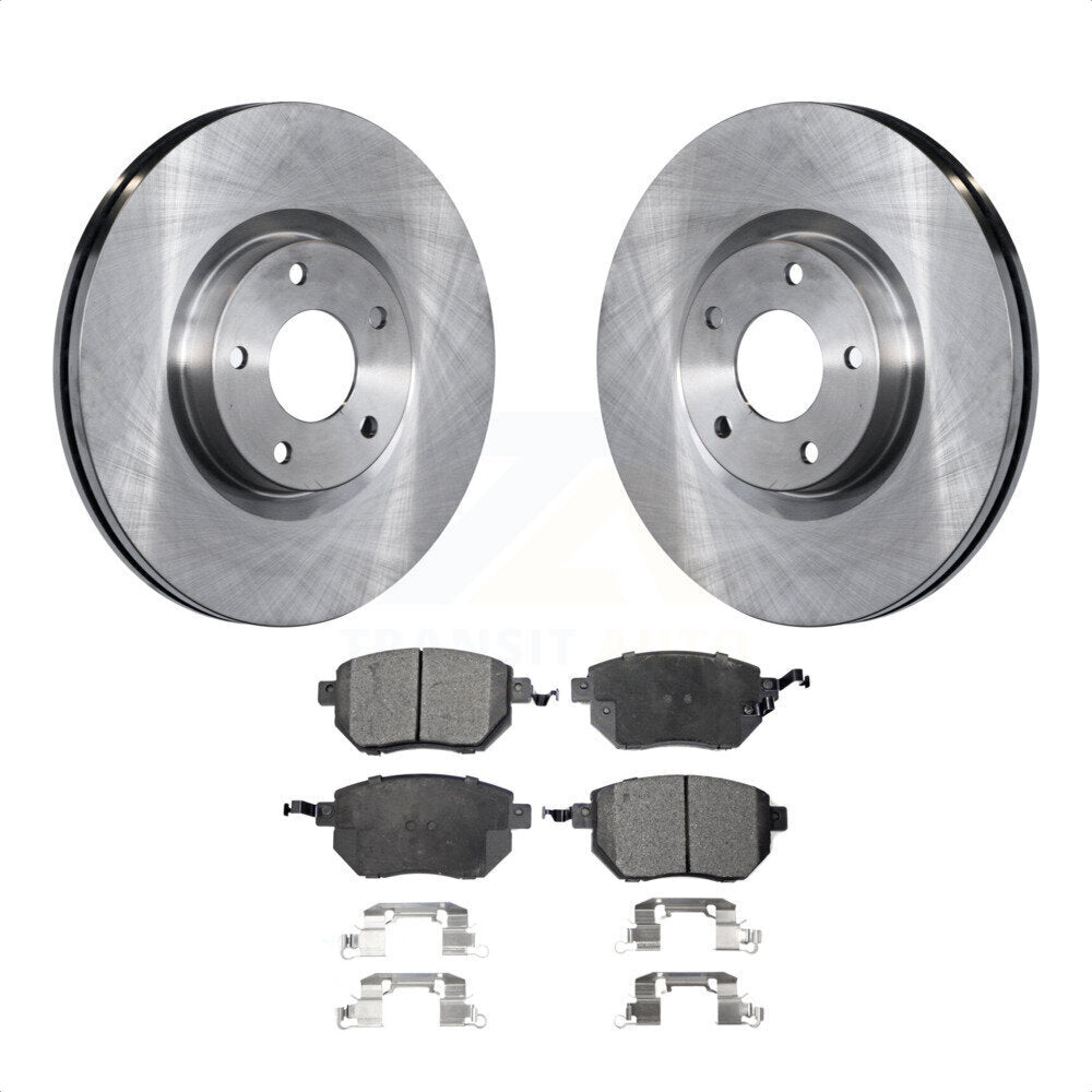 Front Disc Brake Rotors And Semi-Metallic Pads Kit For Nissan Altima Murano Maxima Infiniti FX35 FX45 INFINITI K8F-100398 by Transit Auto