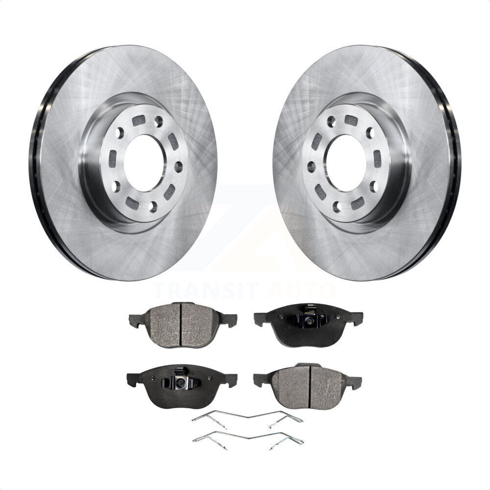 Front Disc Brake Rotors And Semi-Metallic Pads Kit For Mazda 3 5 Sport K8F-100407 by Transit Auto