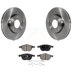 Front Disc Brake Rotors And Semi-Metallic Pads Kit For Mazda 3 Sport K8F-100410