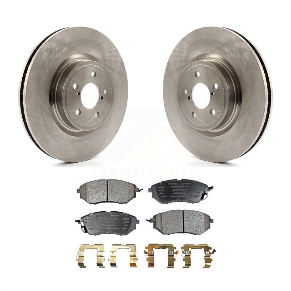 Front Disc Brake Rotors And Semi-Metallic Pads Kit For Subaru Forester Outback Legacy K8F-100427 by Transit Auto