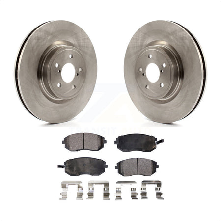 Front Disc Brake Rotors And Semi-Metallic Pads Kit For Subaru Legacy K8F-100428 by Transit Auto