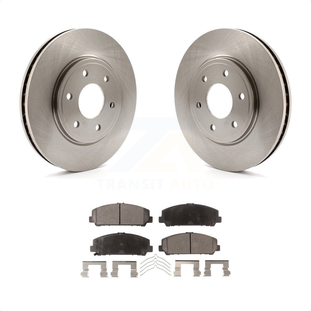 Front Disc Brake Rotors And Semi-Metallic Pads Kit For Suzuki Equator K8F-100430 by Transit Auto