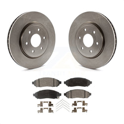 Front Disc Brake Rotors And Semi-Metallic Pads Kit For Nissan Frontier Pathfinder Xterra Suzuki Equator K8F-100431