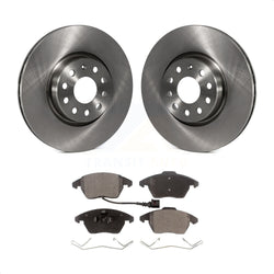 Front Disc Brake Rotors And Semi-Metallic Pads Kit For Volkswagen Jetta Beetle CC Passat GTI Eos Audi A3 TT Quattro Golf K8F-100434