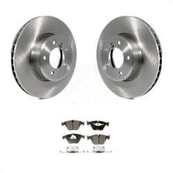 Front Disc Brake Rotors And Semi-Metallic Pads Kit For BMW 530i 528i 525i 530xi 535xi xDrive 535i 528xi 525xi K8F-100440