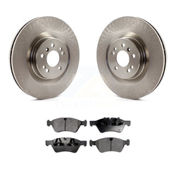 Front Disc Brake Rotors And Semi-Metallic Pads Kit For Mercedes-Benz ML350 GL450 R350 GL550 ML320 GL350 ML550 GL320 K8F-100443