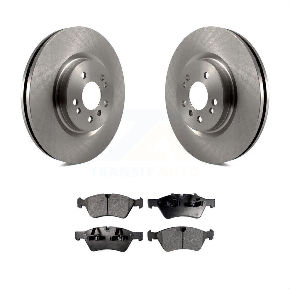 Front Disc Brake Rotors And Semi-Metallic Pads Kit For Mercedes-Benz ML350 R350 ML500 ML320 R500 R320 ML450 K8F-100444 by Transit Auto