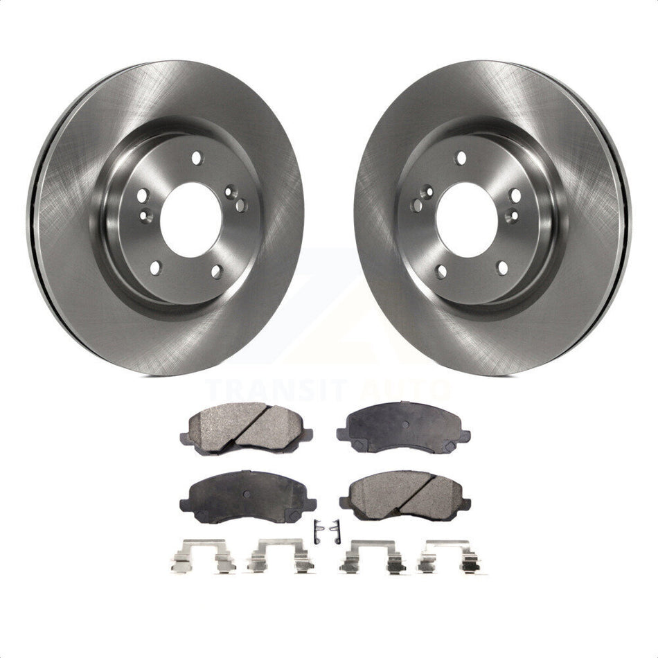 Front Disc Brake Rotors And Semi-Metallic Pads Kit For Mitsubishi Galant Eclipse K8F-100446 by Transit Auto