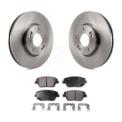 Front Disc Brake Rotors And Semi-Metallic Pads Kit For Hyundai Sonata Kia Optima K8F-100453