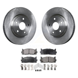 Front Disc Brake Rotors And Semi-Metallic Pads Kit For Toyota Camry Lexus ES350 Avalon ES300h K8F-100466