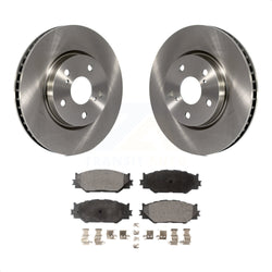 Front Disc Brake Rotors And Semi-Metallic Pads Kit For Lexus IS250 K8F-100475
