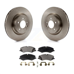 Front Disc Brake Rotors And Semi-Metallic Pads Kit For Land Rover Range Sport LR4 Discovery K8F-100487