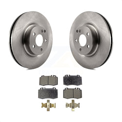 Front Disc Brake Rotors And Semi-Metallic Pads Kit For Mercedes-Benz CLS550 CLS500 E550 K8F-100492