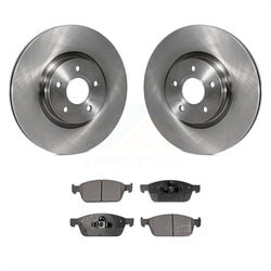 Front Disc Brake Rotors And Semi-Metallic Pads Kit For Ford Escape Connect Lincoln MKC K8F-100494