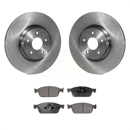 Front Disc Brake Rotors And Semi-Metallic Pads Kit For Ford Escape Connect Lincoln MKC K8F-100494 by Transit Auto