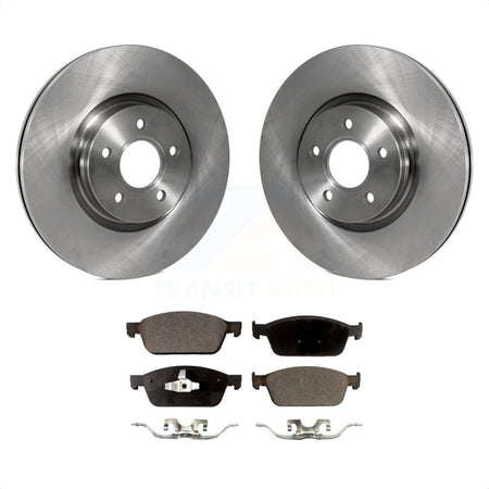 Front Disc Brake Rotors And Semi-Metallic Pads Kit For Ford Focus ST K8F-100495 by Transit Auto