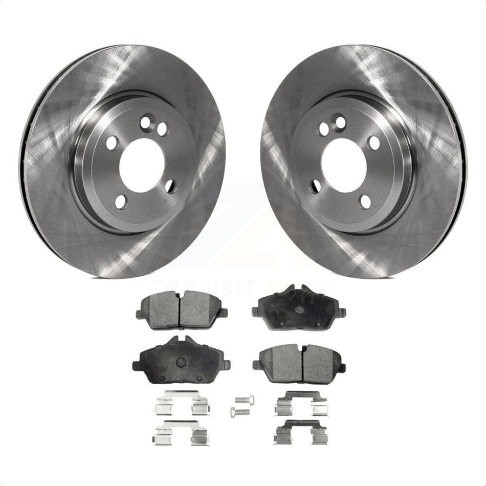 Front Disc Brake Rotors And Semi-Metallic Pads Kit For Mini Cooper K8F-100511 by Transit Auto