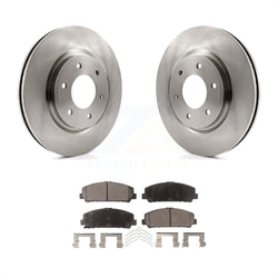 Front Disc Brake Rotors And Semi-Metallic Pads Kit For Nissan TITAN Armada INFINITI QX80 QX56 K8F-100515