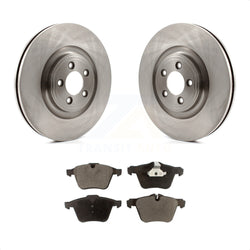 Front Disc Brake Rotors And Semi-Metallic Pads Kit For Jaguar XF XJ XKR XK K8F-100523