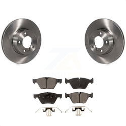 Front Disc Brake Rotors And Semi-Metallic Pads Kit For 2008 BMW 328xi To 08 07 K8F-100526