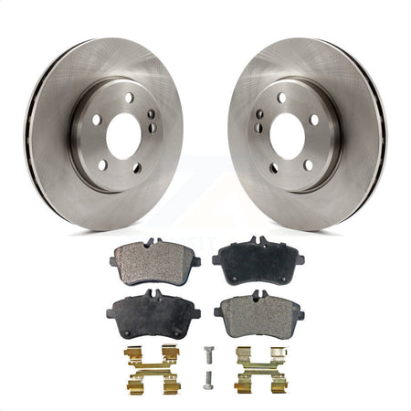 Front Disc Brake Rotors And Semi-Metallic Pads Kit For 2006-2011 Mercedes-Benz B200 K8F-100533 by Transit Auto