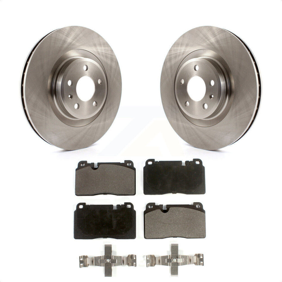 Front Disc Brake Rotors And Semi-Metallic Pads Kit For Audi Q5 K8F-100538 by Transit Auto