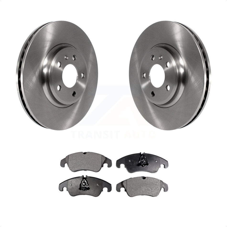 Front Disc Brake Rotors And Semi-Metallic Pads Kit For Audi A4 Quattro Q5 A5 allroad K8F-100539 by Transit Auto