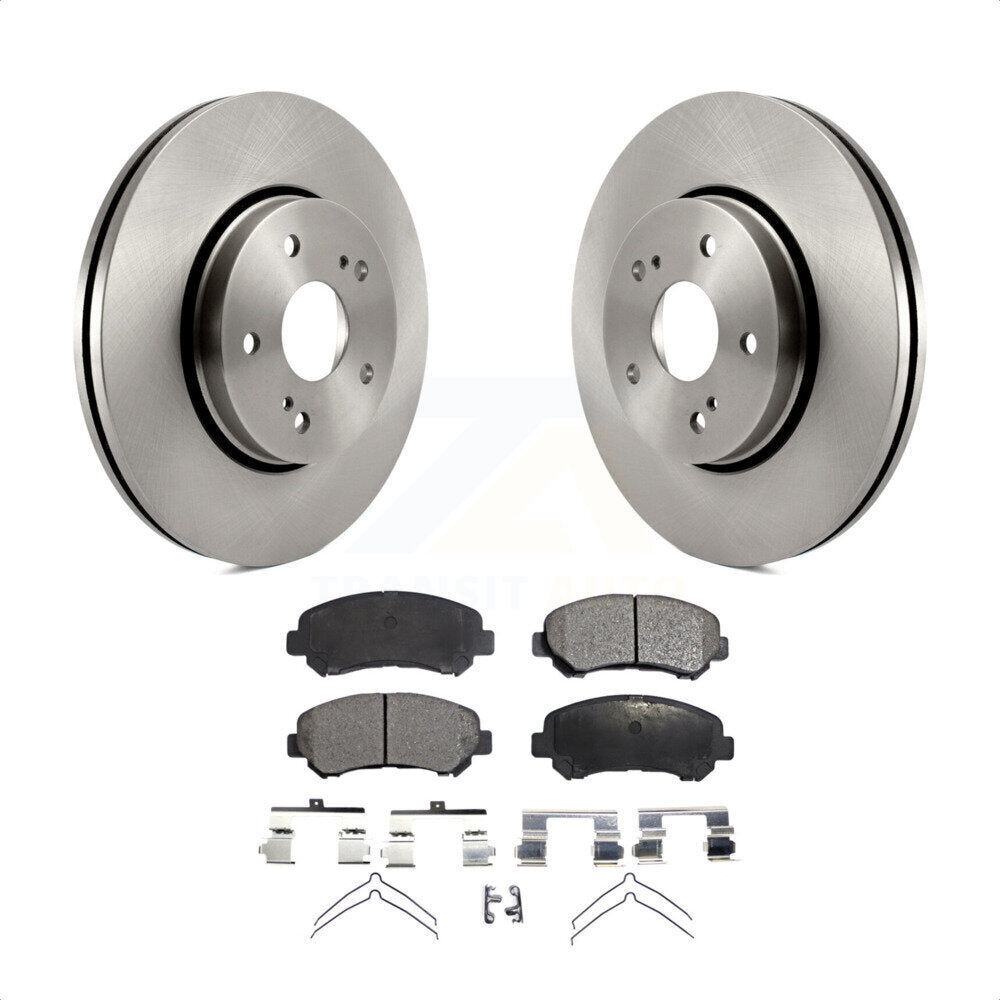 Front Disc Brake Rotors And Semi-Metallic Pads Kit For 2010-2013 Suzuki Kizashi K8F-100566 by Transit Auto