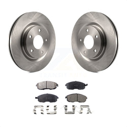 Front Disc Brake Rotors And Semi-Metallic Pads Kit For Nissan Sentra Juke K8F-100570